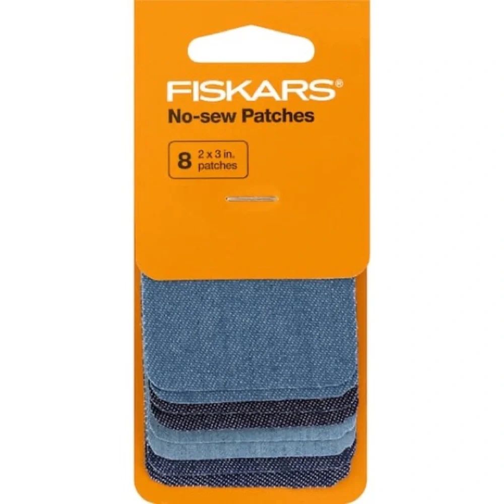 Fiskars No-Sew Patches in Blue - Picture 1 of 1